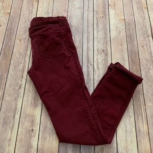 Burgundy Jeggings